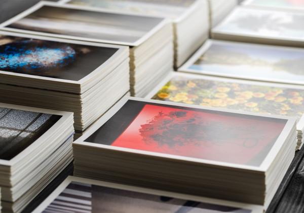 stacks of printed photocopies